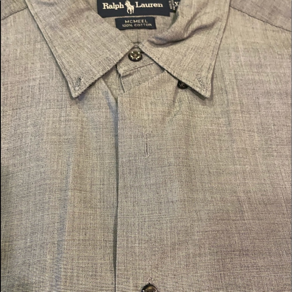 Long sleeve plaid dress shirt